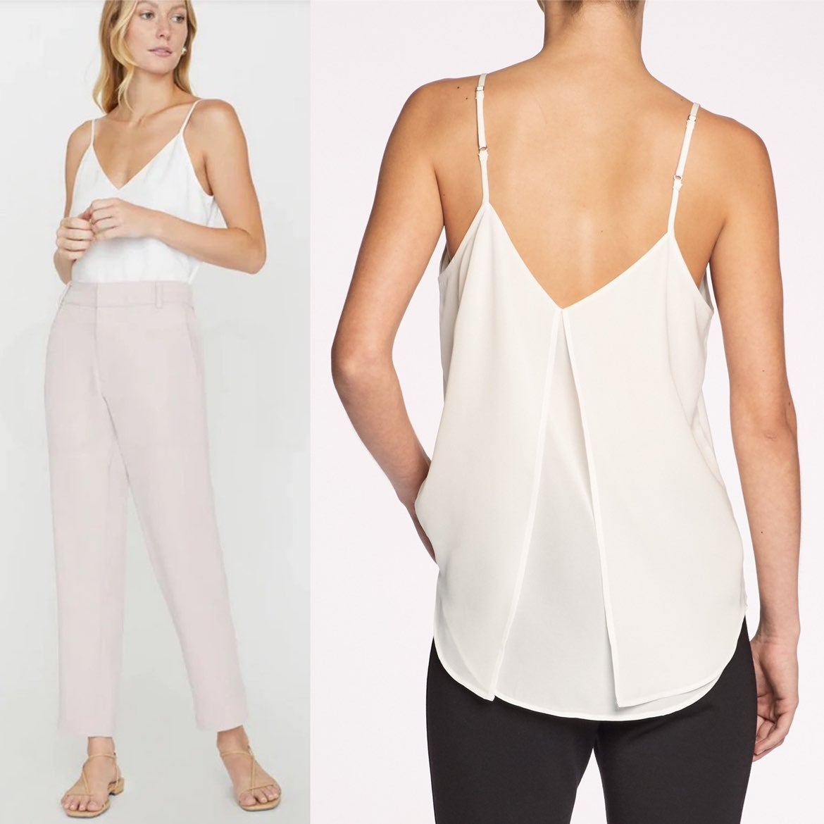 Brochu Walker Salt White Luna Cami Tank Brochu Walker Salt White Luna Cami Tank